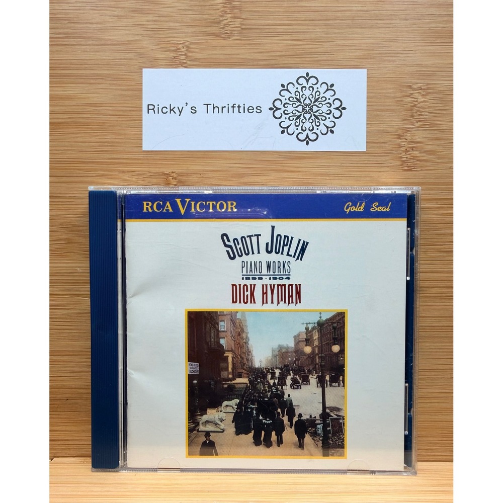 Scott Joplin Piano Works CD Classical Dick Hyman 1899-1904 16 Song Studio Album